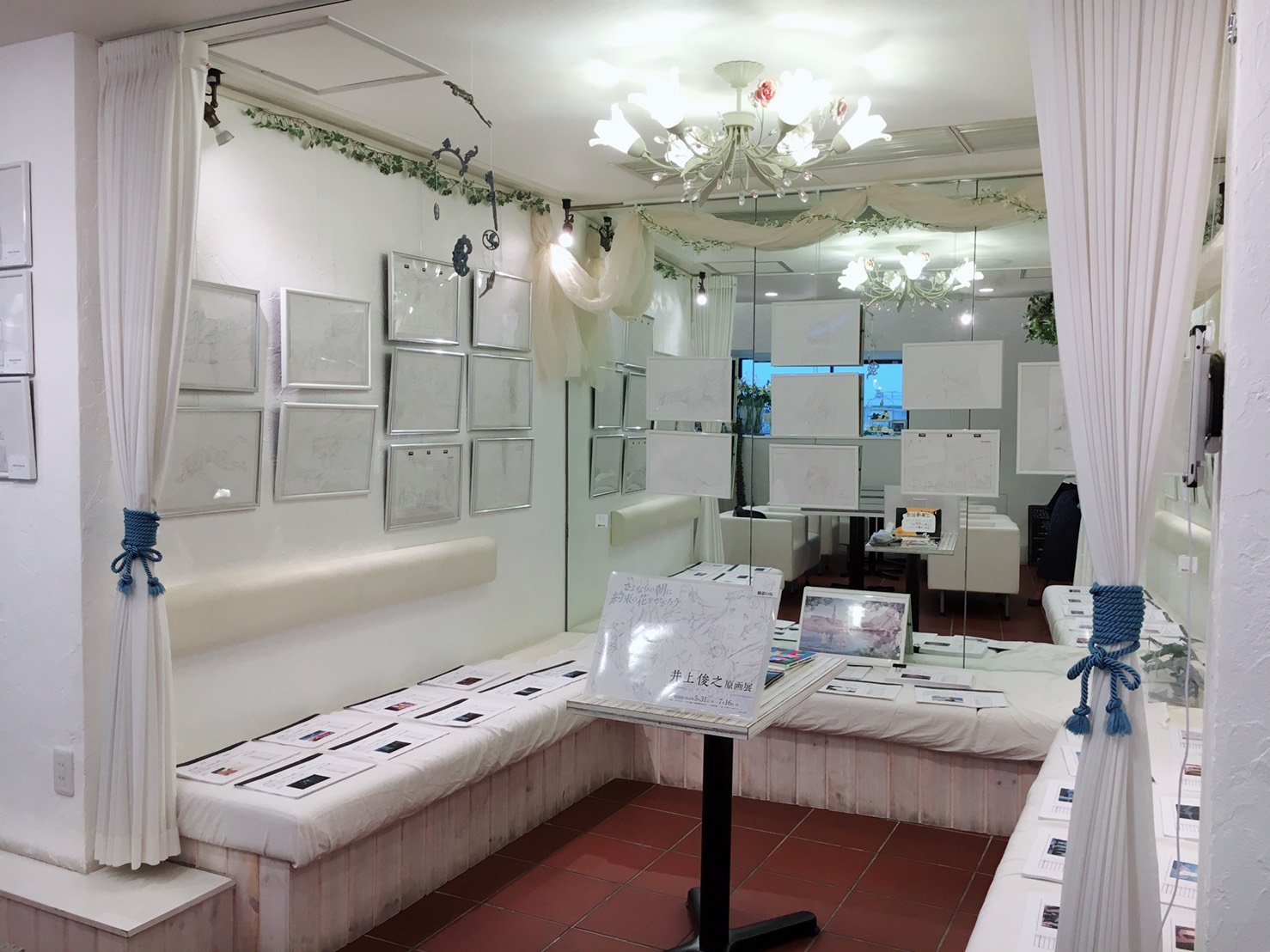 「『さよならの朝に約束の花をかざろう』井上俊之原画展 in ササユリカフェ」