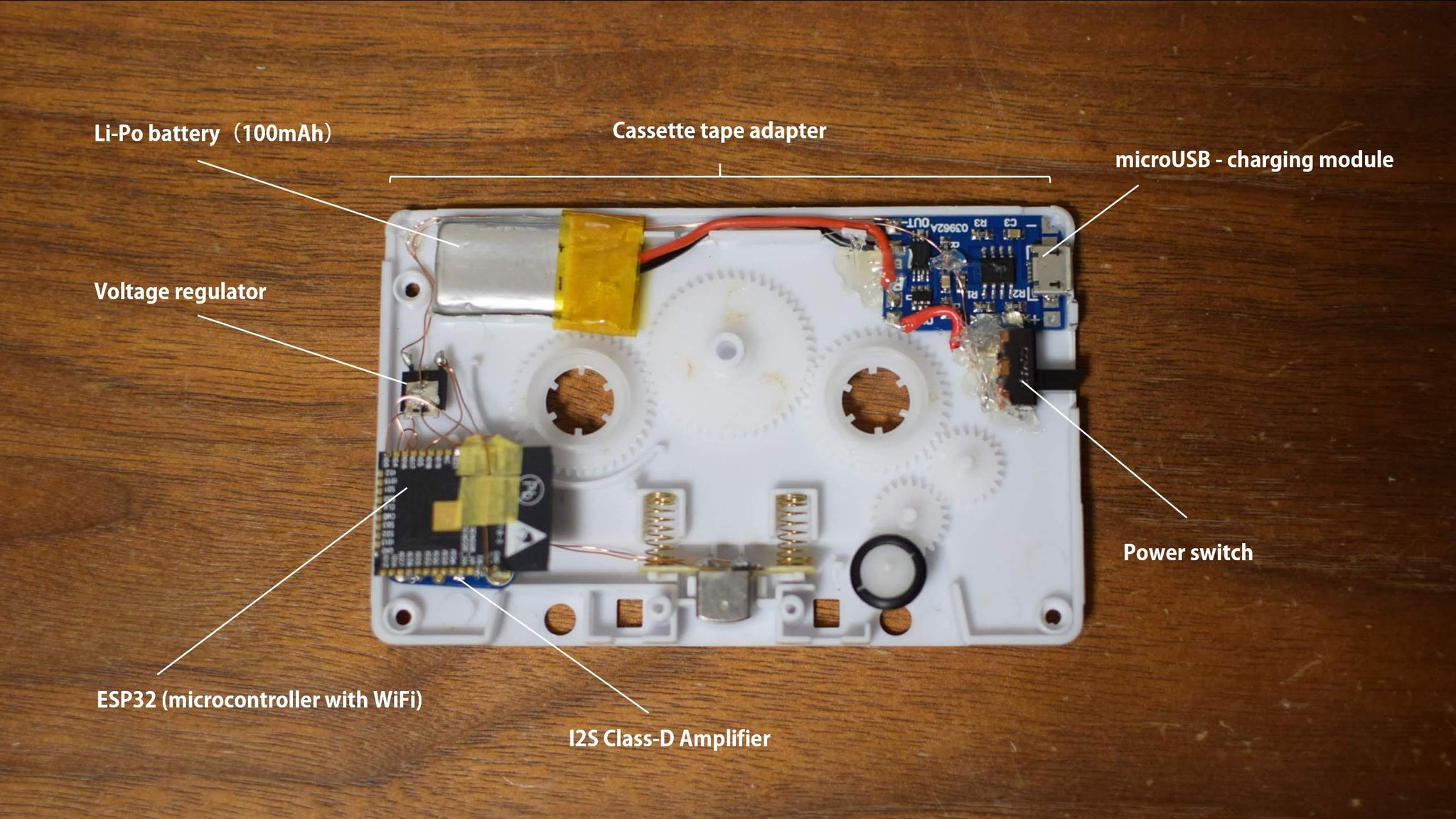 ストリーミング音楽が聴けるカセットテープ