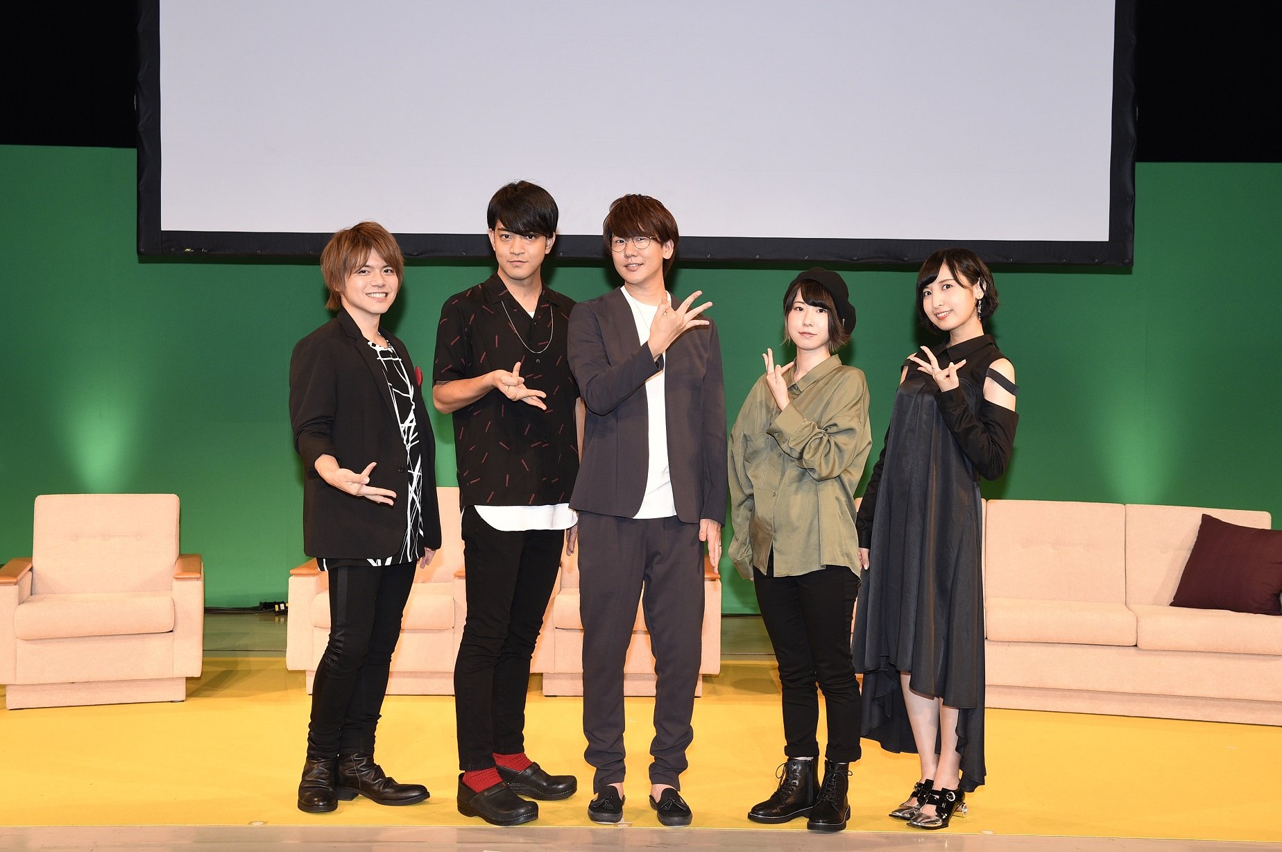 9月9日（日）開催　「東京喰種：re」Qsキャスト出演イベント　集合写真