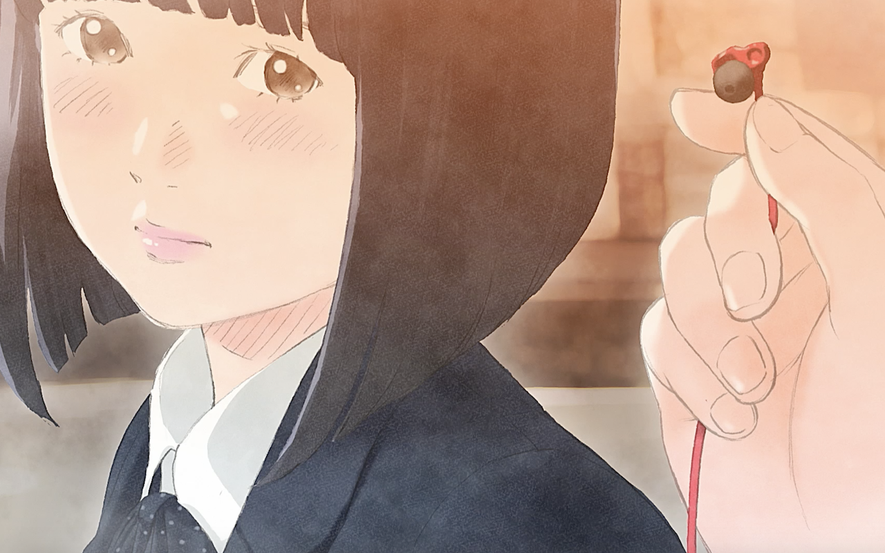 アイコの振り向き姿