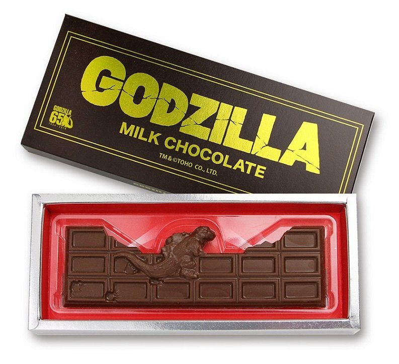 ゴジラが壊した板チョコ