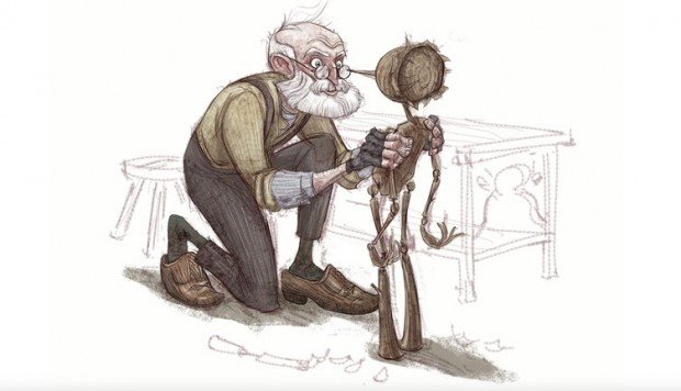 『ピノキオ』／画像はギレルモ・デル・トロのTwitterより