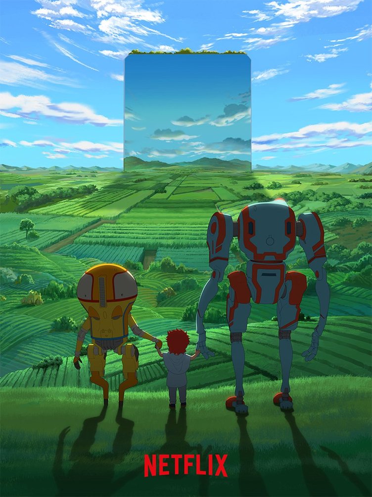 Netflixオリジナルsfアニメ エデン ロボットが女の子と佇む印象的なビジュアル Kai You Net