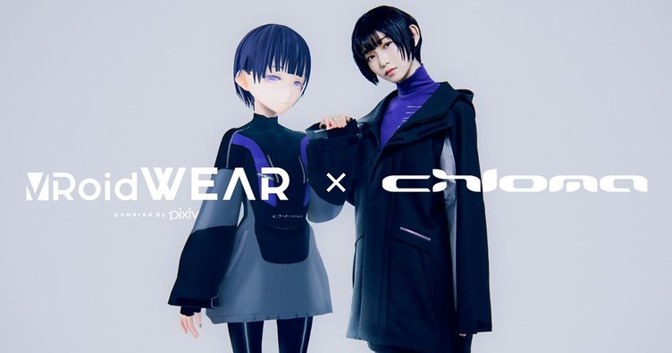 アバターのファッションを提案する Vroid Wear Pixivの新プロジェクト第1弾はchloma Kai You Net