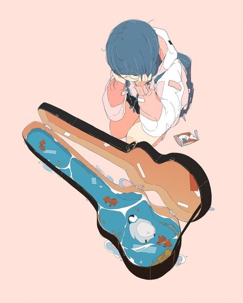 消えたギターと新たな住人 ダイスケリチャード 描き下ろし作品の画像 Kai You Net