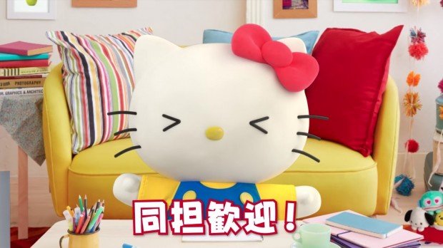 名言を連発するハローキティさん