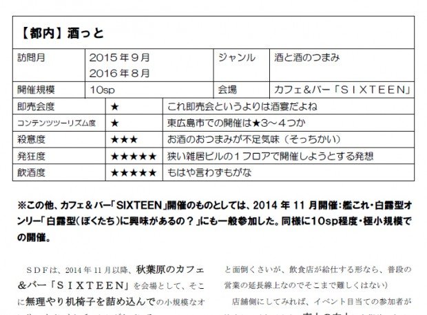 SDFクソ即売会列伝