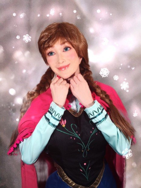 叶姉妹の『アナと雪の女王』コスプレ