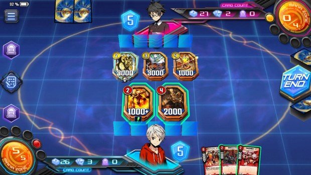『デュエル・マスターズ プレイス』プレイ画面