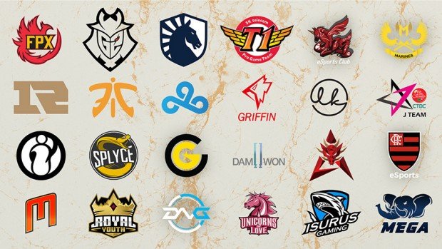Worlds 2019出場チームロゴ／画像はLJLの公式ページより