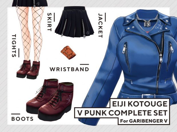 バイきんぐ・小峠プロデュース『EIJI KOTOUGE V PUNK COMPLETE SET』全5アイテム