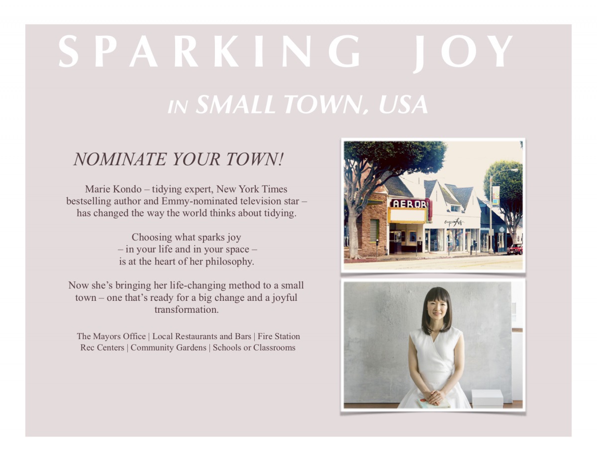 Sparking Joy with Marie Kondo