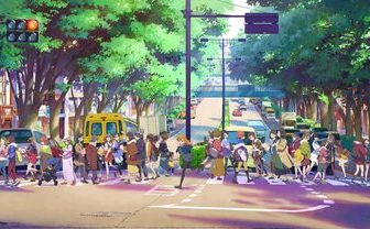 「ラブライブ！」新シリーズティザーイラスト　原宿行き交う人の中に新キャラ？