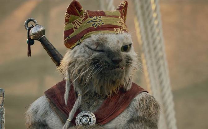 実写アイルーがかっけぇ 映画 モンハン で片目に傷 精悍なお顔立ちに Kai You Net