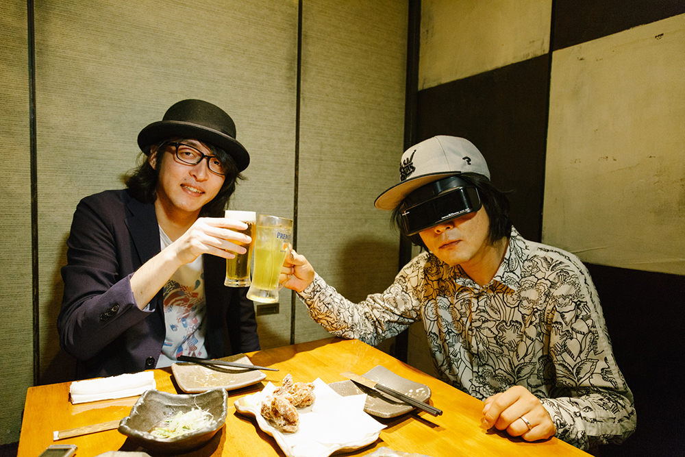 MC8bitさんと乾杯