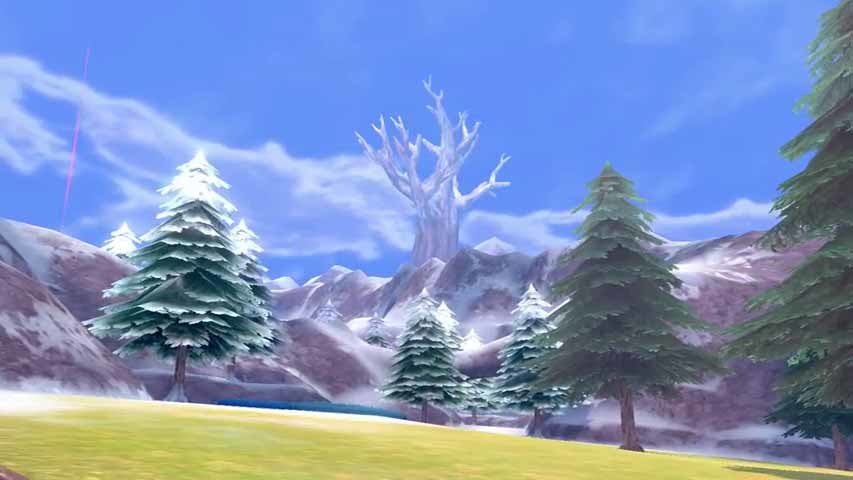 「冠の雪原」プレイ画面