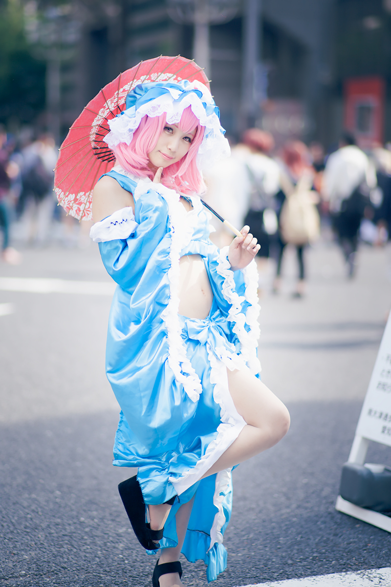 ホココス_コスプレイヤー_望月もち子さん（『東方プロジェクト』西行寺幽々子）