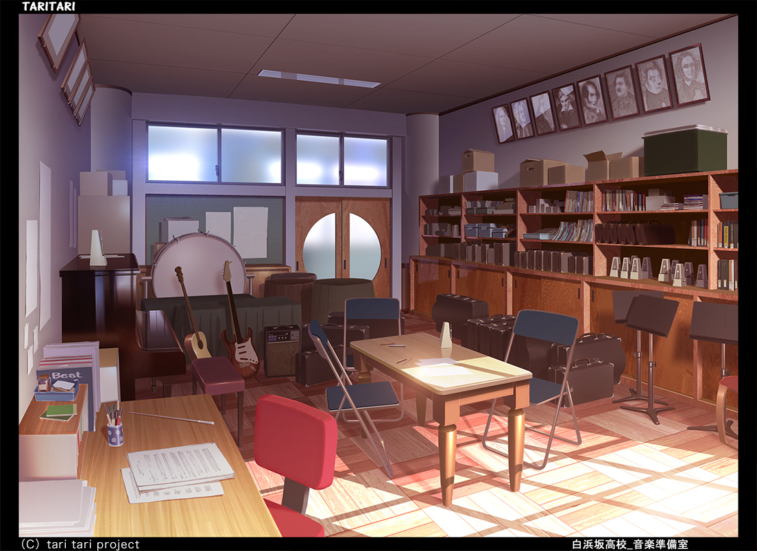 『TARI TARI』白浜坂高校 音楽準備室