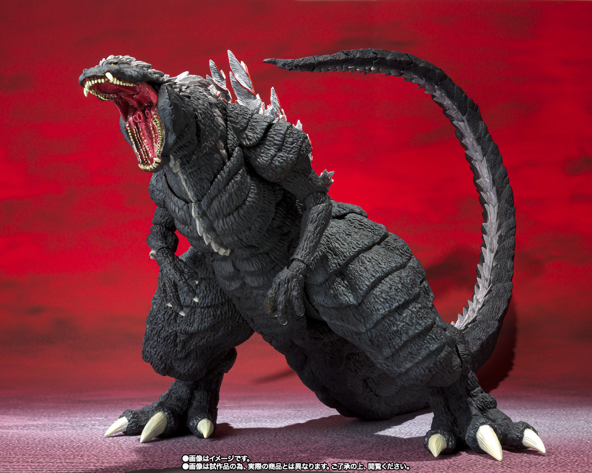 S.H.MonsterArts「ゴジラウルティマ」　商品写真　歯の造形も生々しい