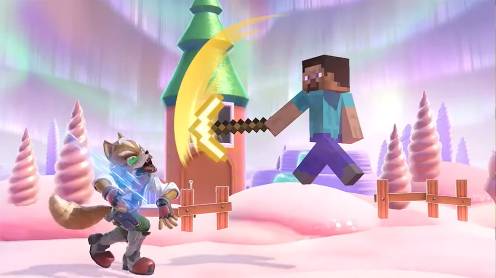 「【スマブラSP】新ファイター参戦!! 2020/10/1」より『Minecraft』参戦発表