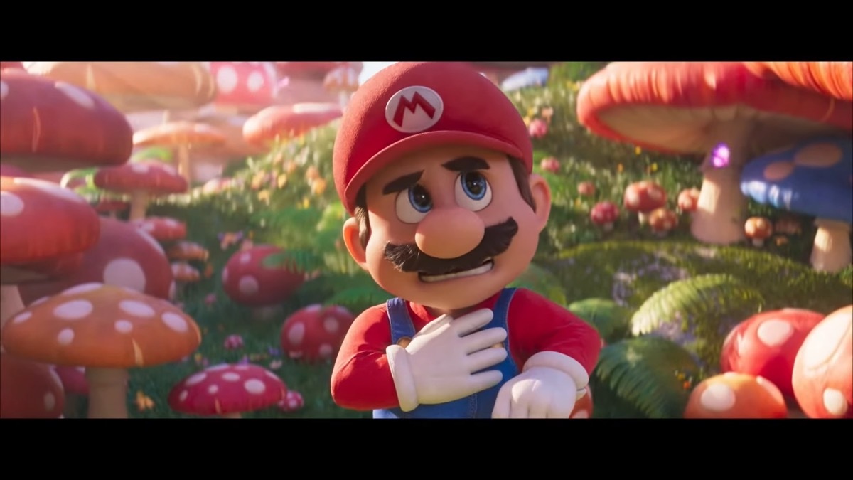 マリオ／画像はYouTube「ザ・スーパーマリオブラザーズ・ムービー Direct」より