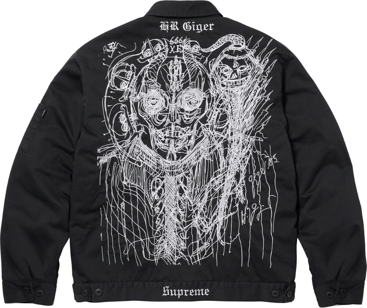 H.R. Giger Embroidered Work Jacket