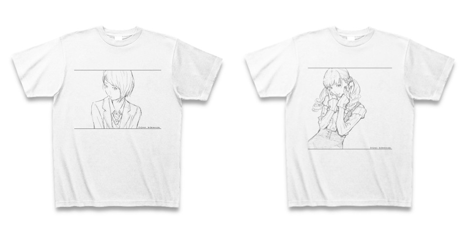 窪之内英策が描く女性のイラストをグッズ化 約100点がtシャツに ガジェット通信 Getnews