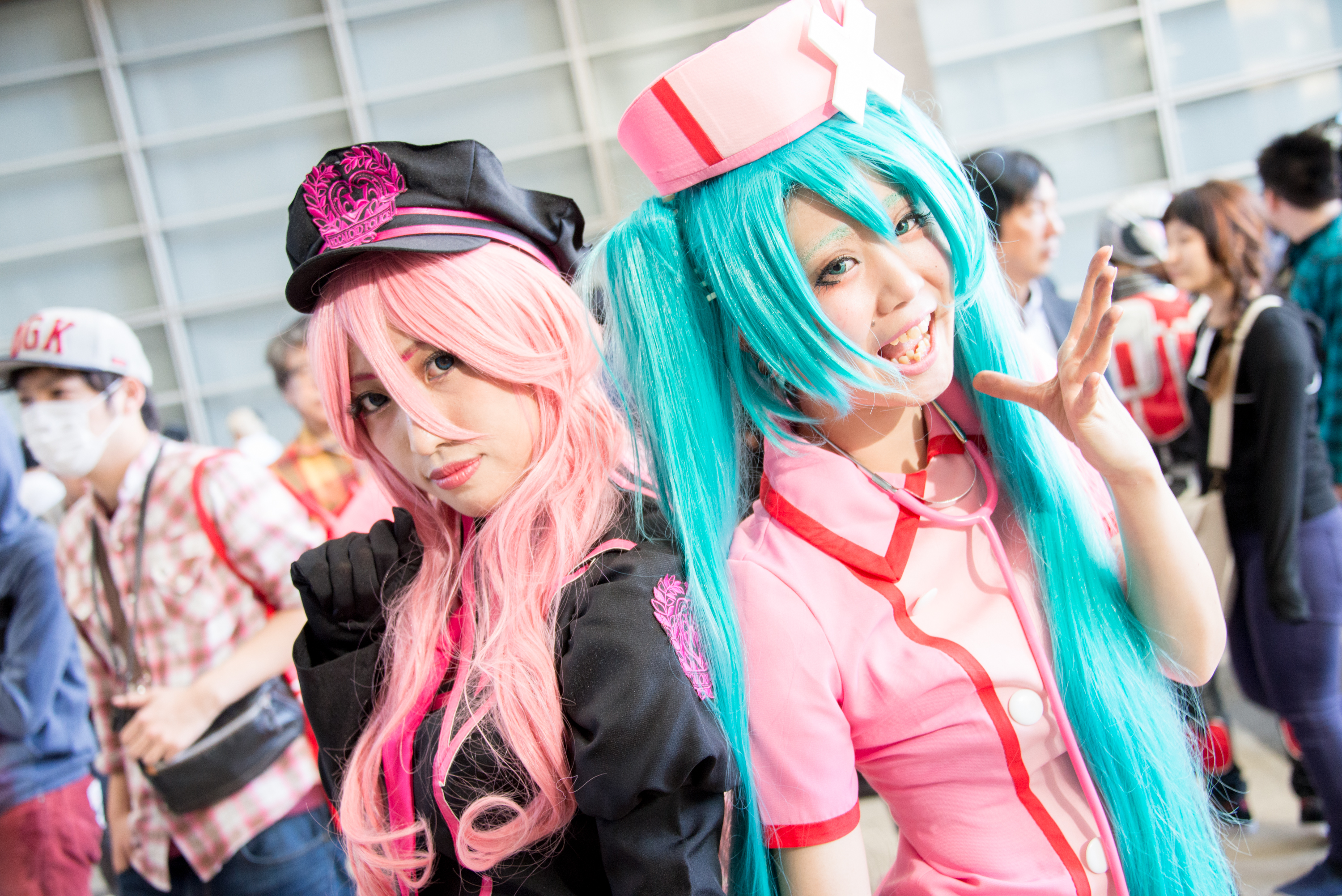 「ニコニコ超会議2016」コスプレ画像まとめ_英折(ひでおり)さん/初音ミク(曲:恋色病棟),青木ルカ/巡音ルカ(曲:恋愛疾患)4