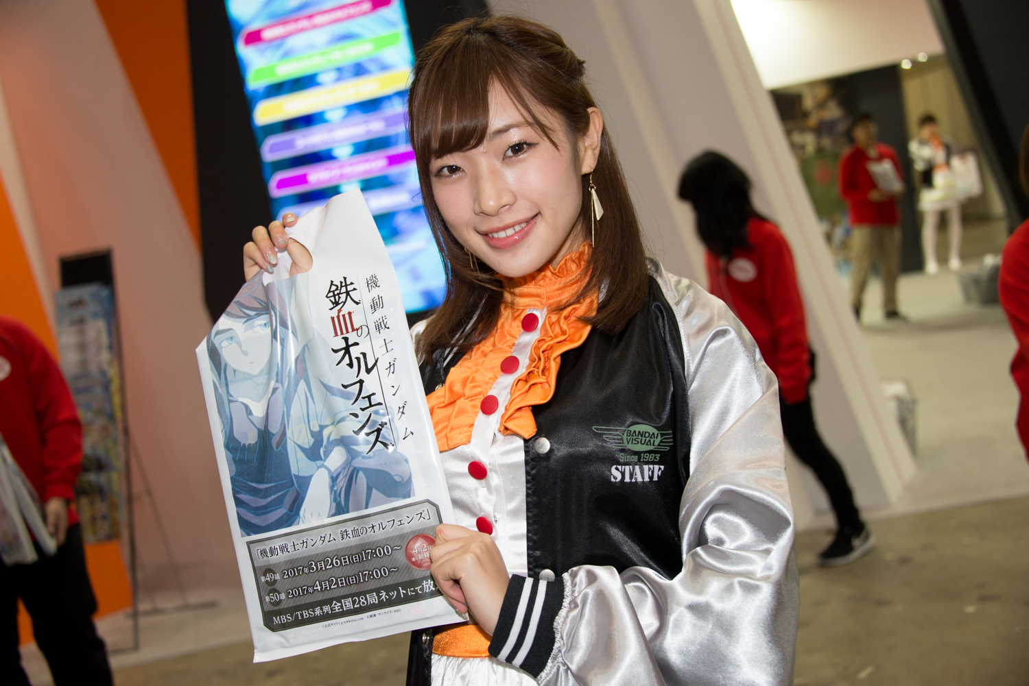 バンダイナムコのブースのコスプレ画像2