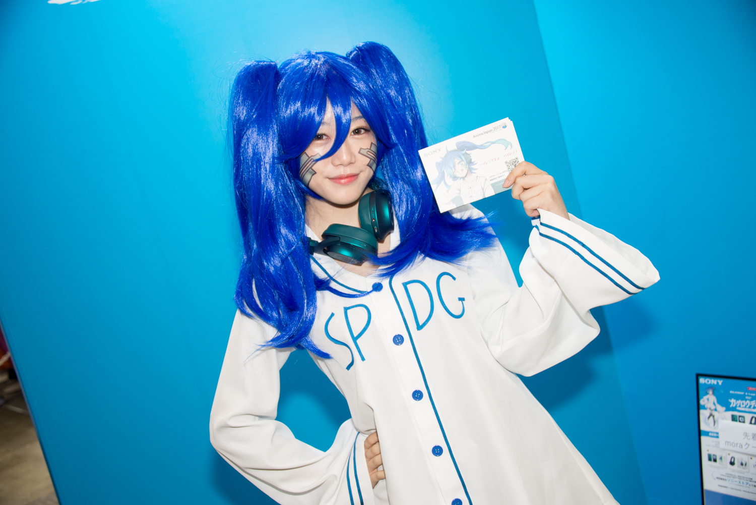 ソニーのコンパニオンさんのコスプレ画像1