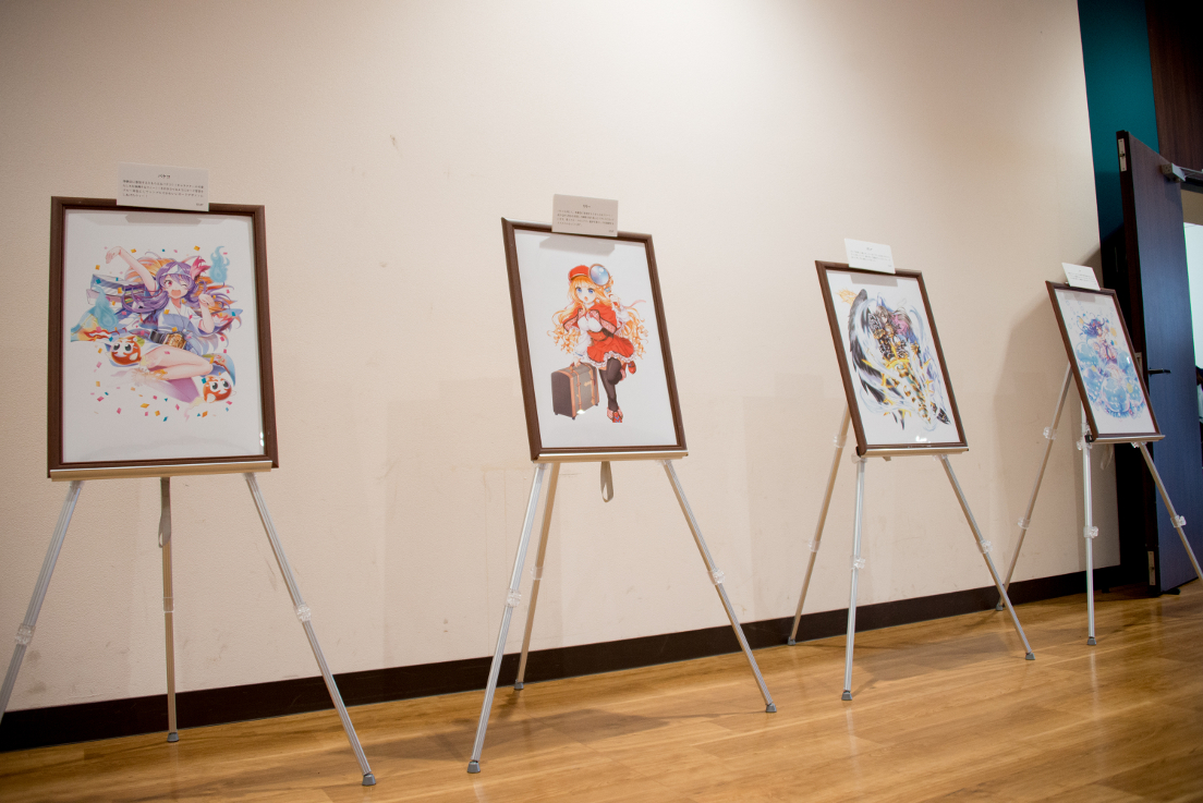原画展示コーナー
