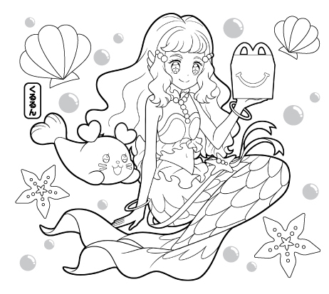 トロピカル〜ジュ！プリキュア ぬりえ タイプB