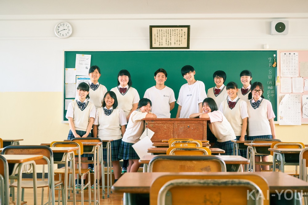 今回協力してくれた東筑紫学園高校・演劇科専攻の皆さんと