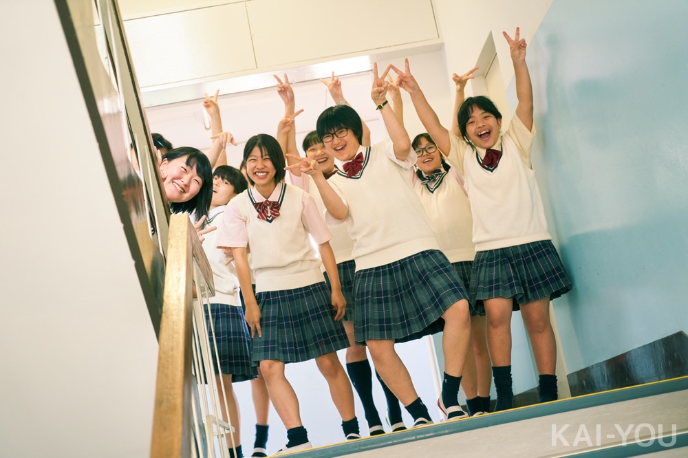 今回協力してくれた東筑紫学園高校・演劇科専攻の皆さん