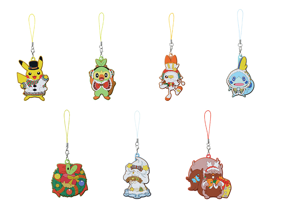 ラバーストラップコレクション　画像はポケモン公式HPより
