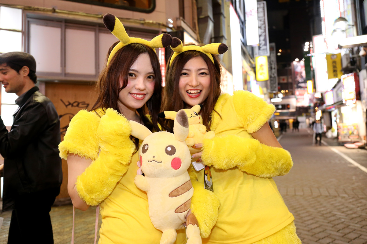 2016年の渋谷ハロウィン／ピカチュウ