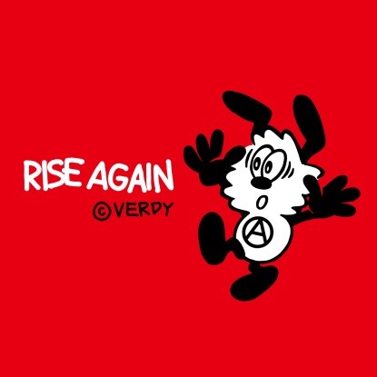 「RISE AGAIN BY VERDY UT」