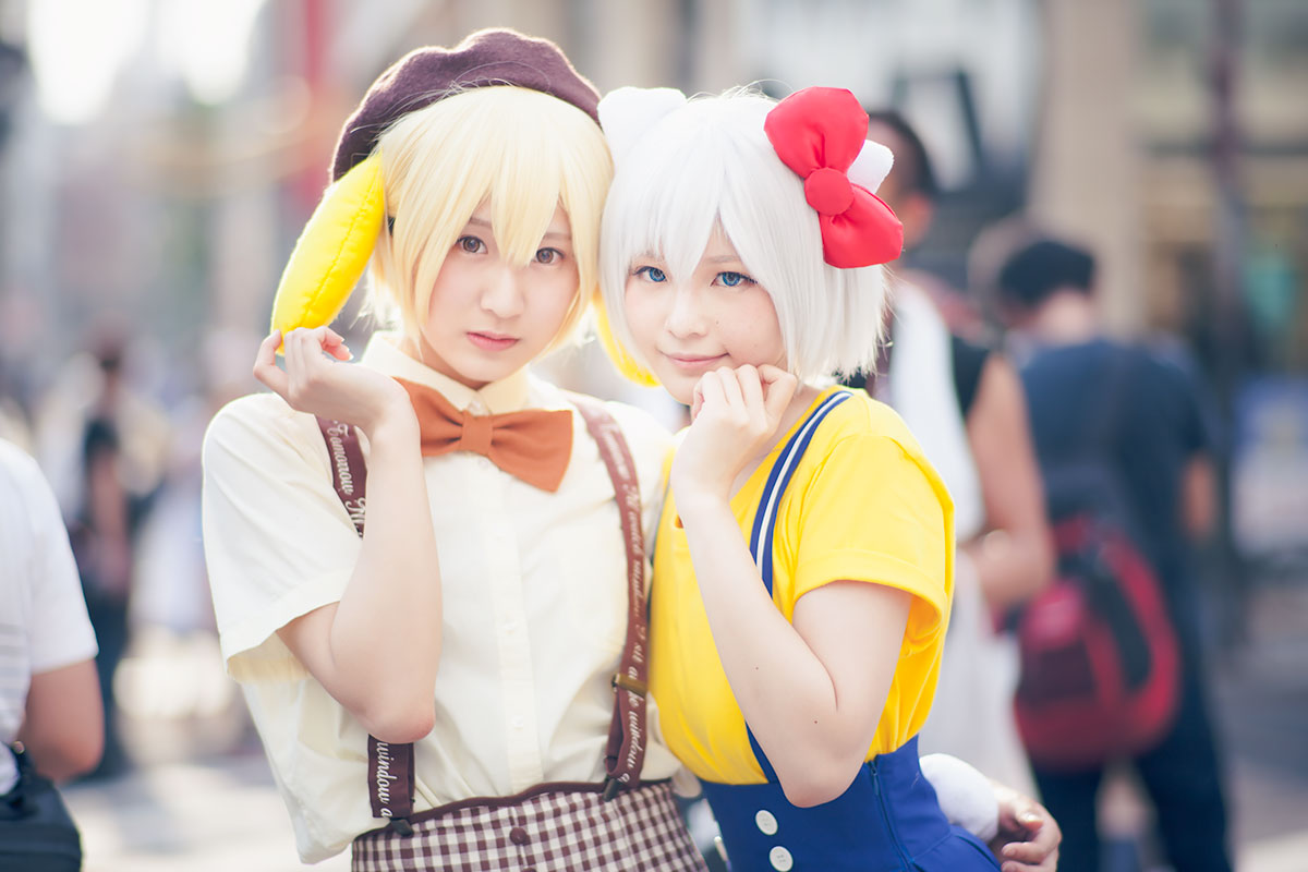 ホココス_コスプレイヤー_ねぎちさん、やもはちこ（『サンリオ』ポムポムプリン、ハローキティ）