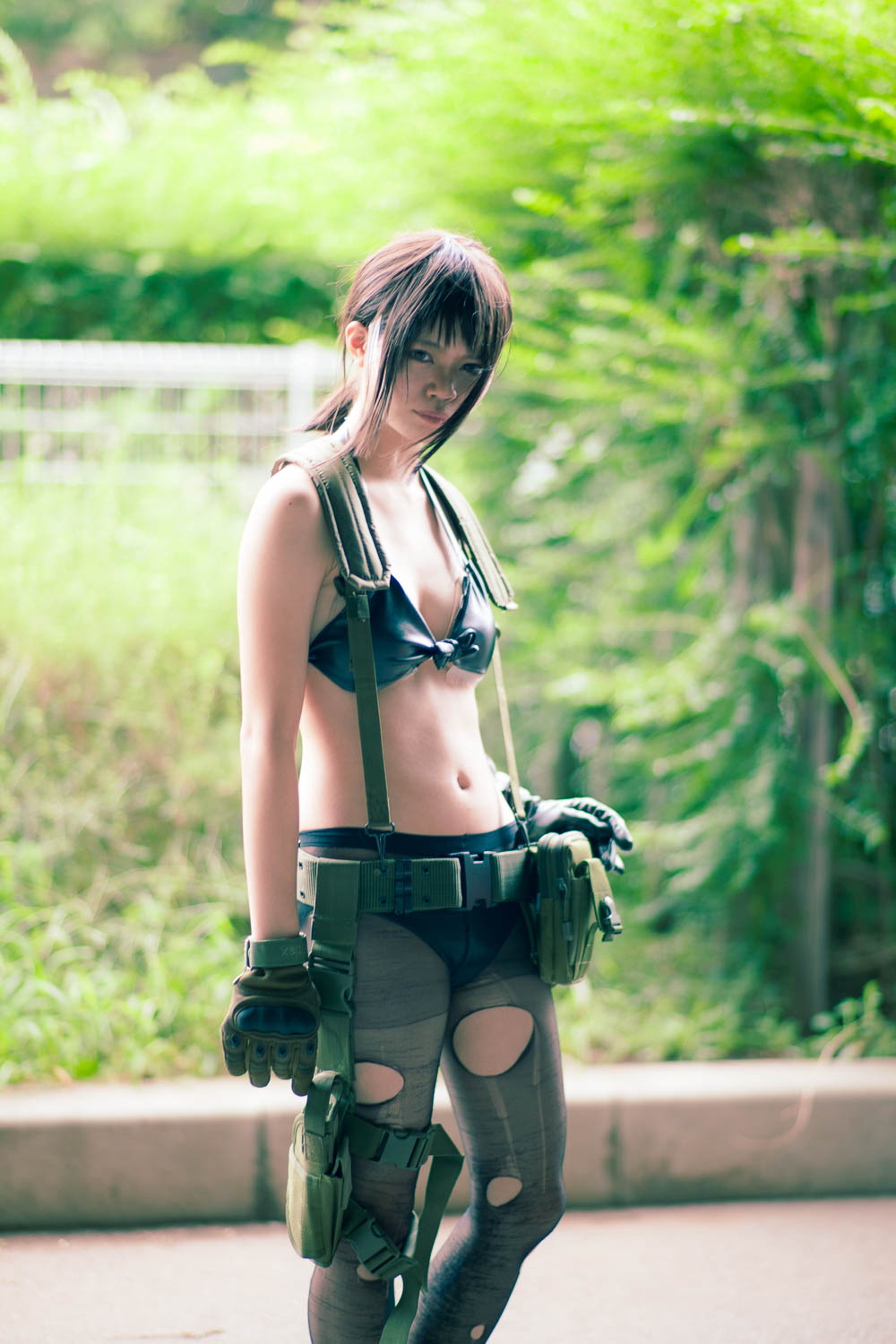 TGS_コスプレ_藤堂懍さん（『メタルギアソリッドV ファントムペイン』クワイエット）