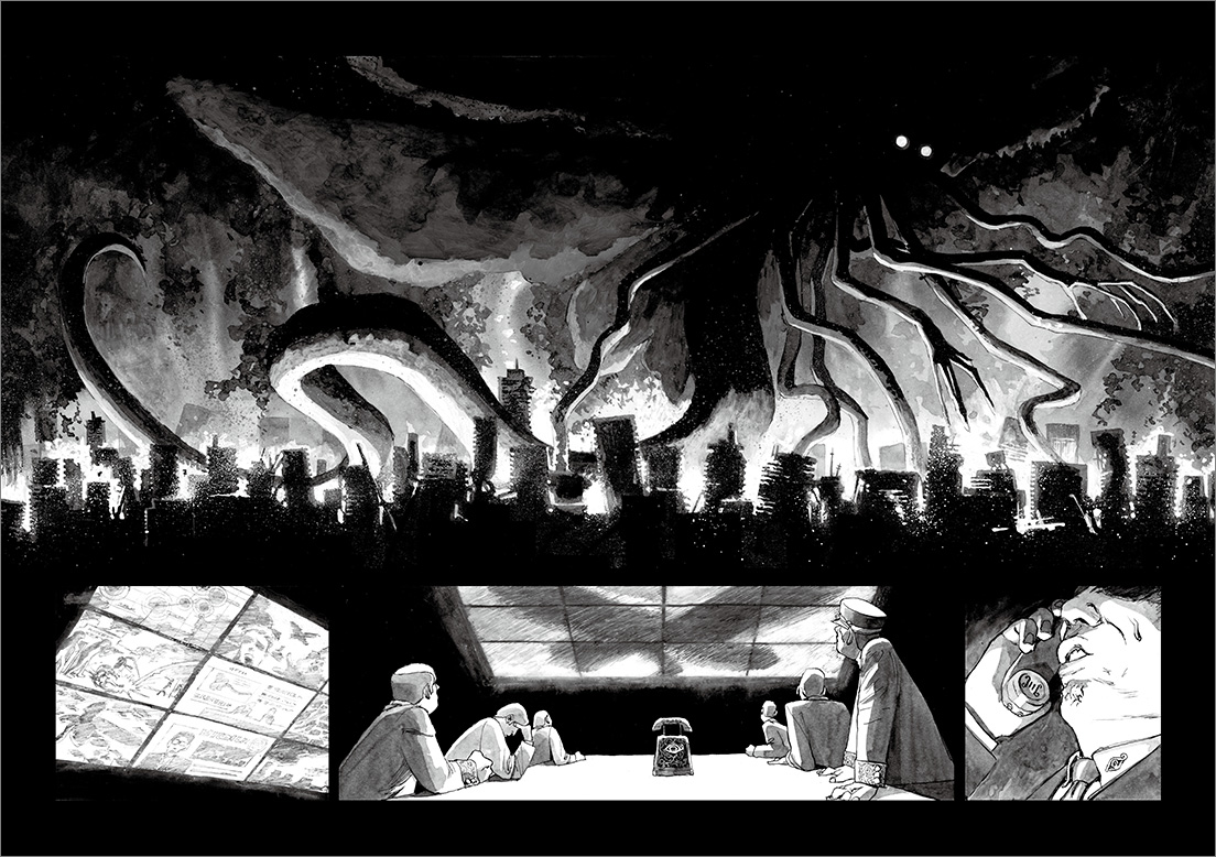 長編漫画「BIBLIOMANIA」連載　第11話「大戦」11-12P