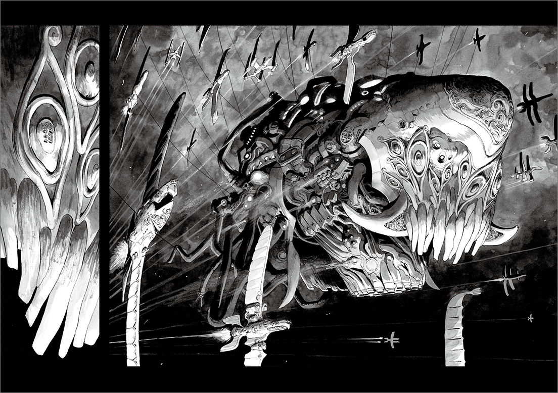 長編漫画「BIBLIOMANIA」連載　第11話「大戦」15-16P