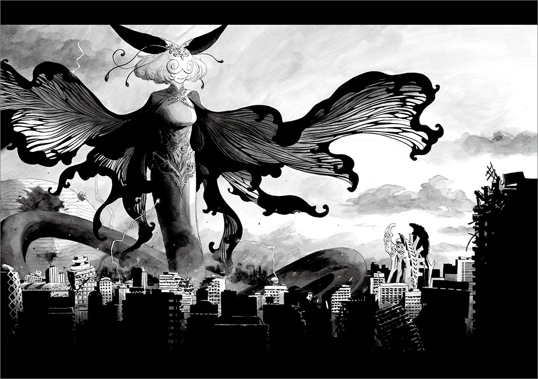 長編漫画「BIBLIOMANIA」連載　第11話「大戦」29P-30P