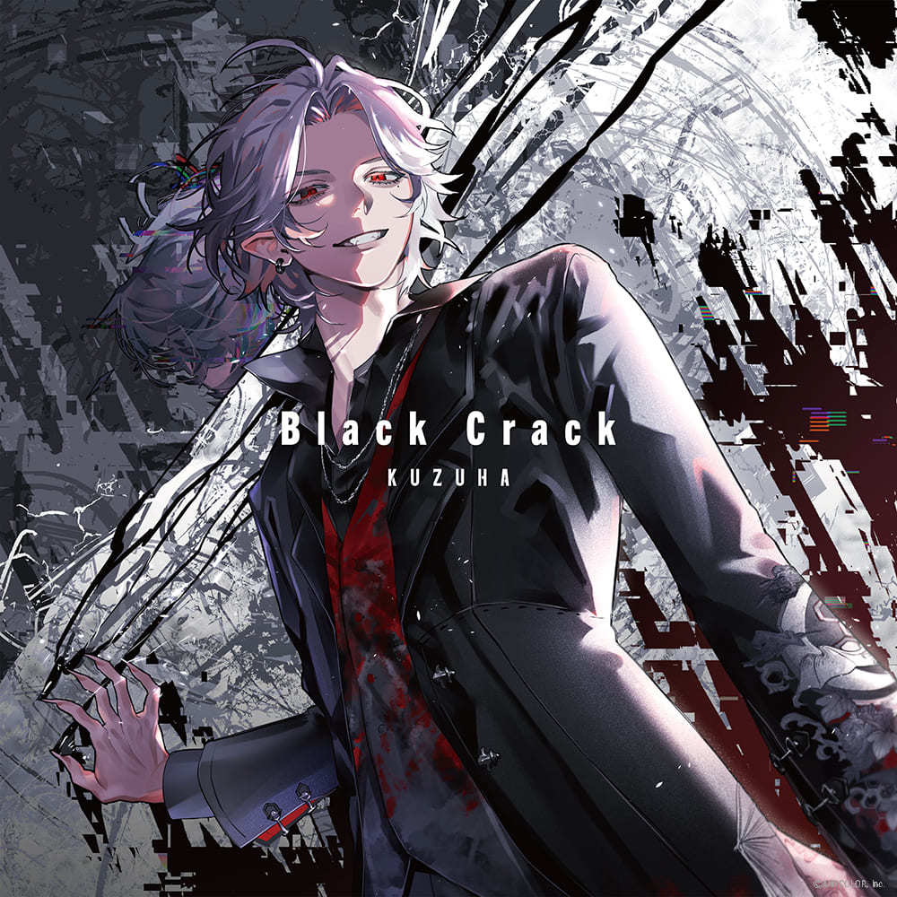 葛葉「Black-Crack」通常盤ジャケット