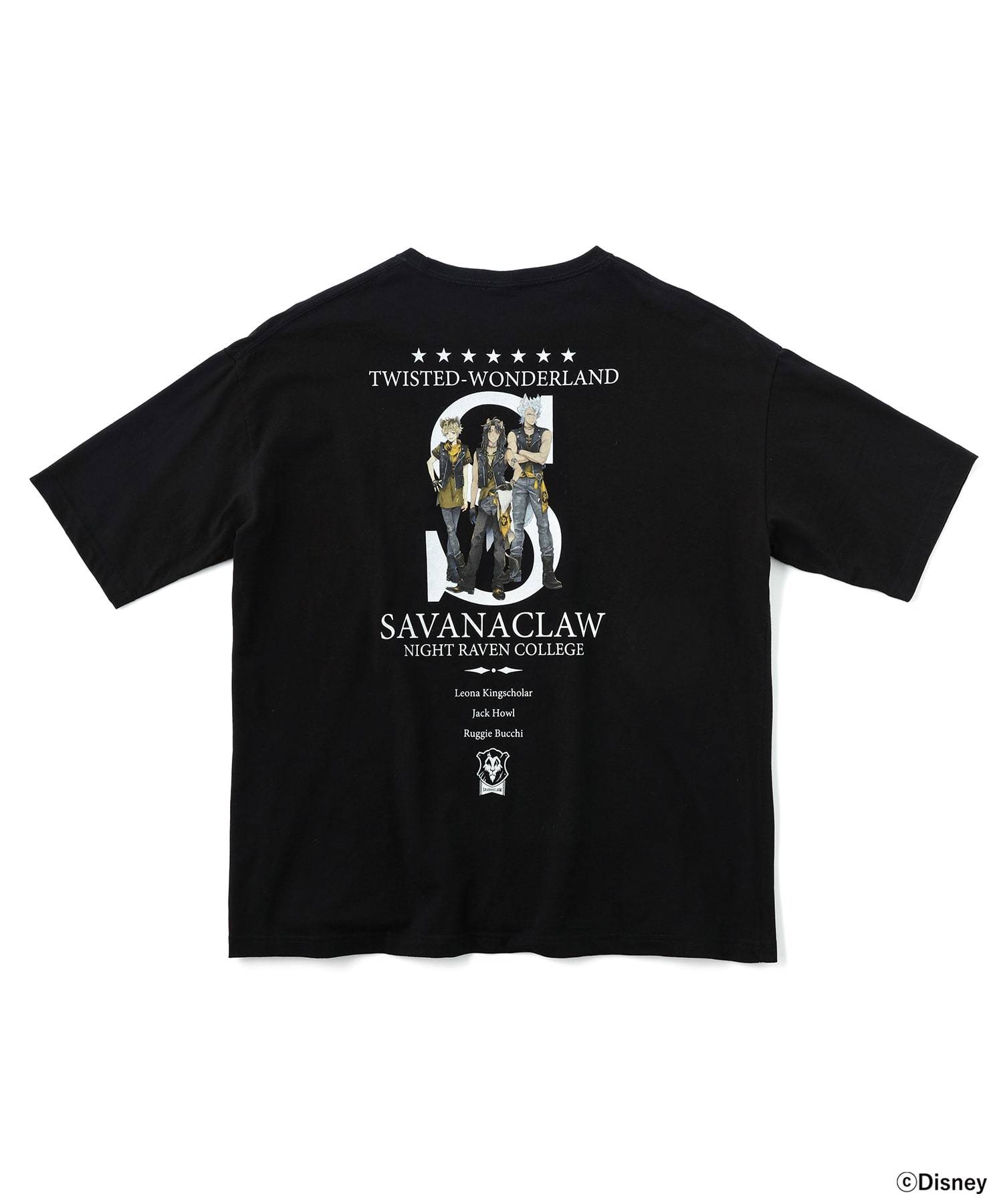 ディズニー ツイステッドワンダーランド/ビッグシルエットTシャツ/サバナクロー寮