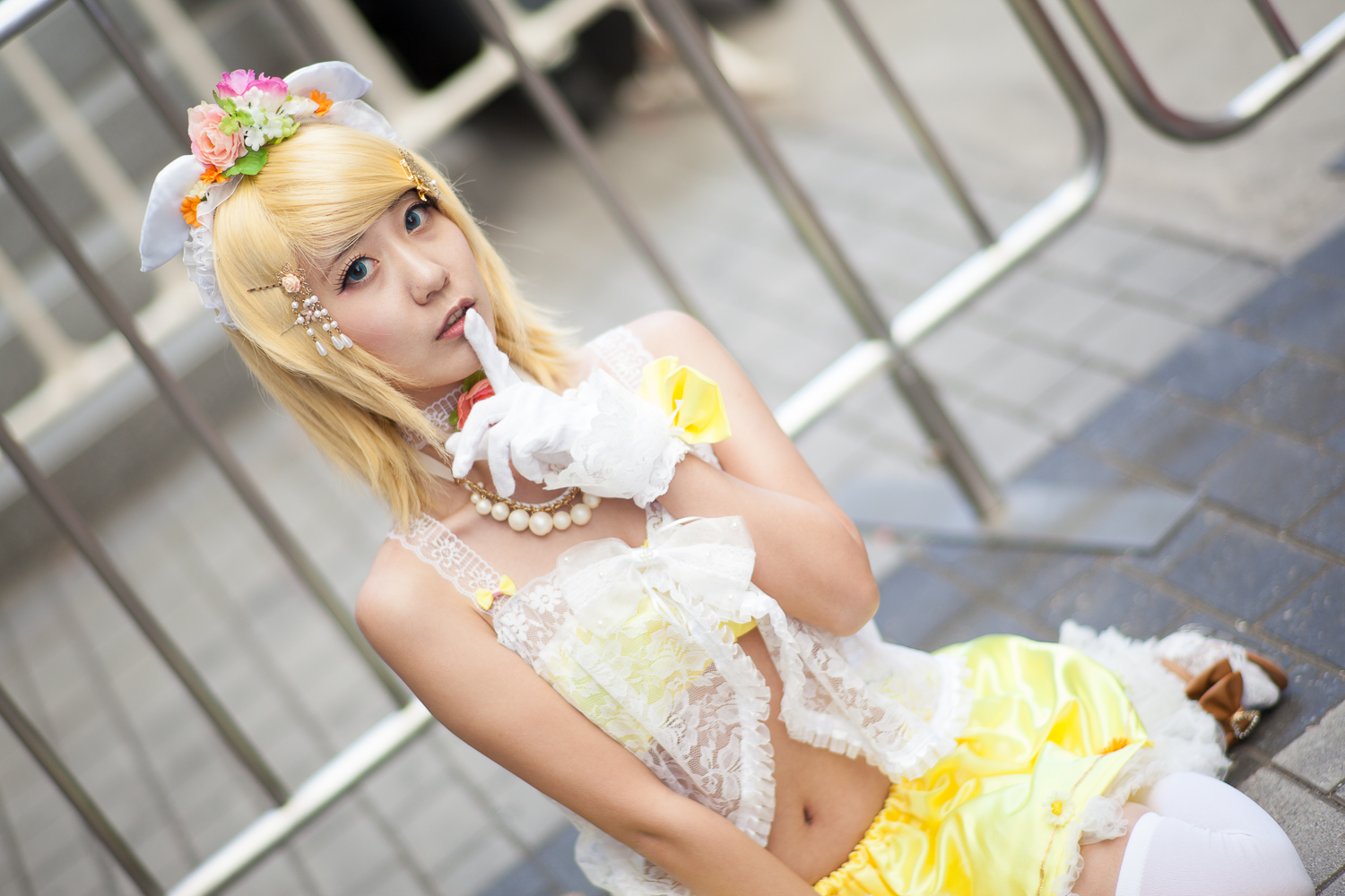 「ニコニコ超会議2016」天城澪さん（鏡音リン）