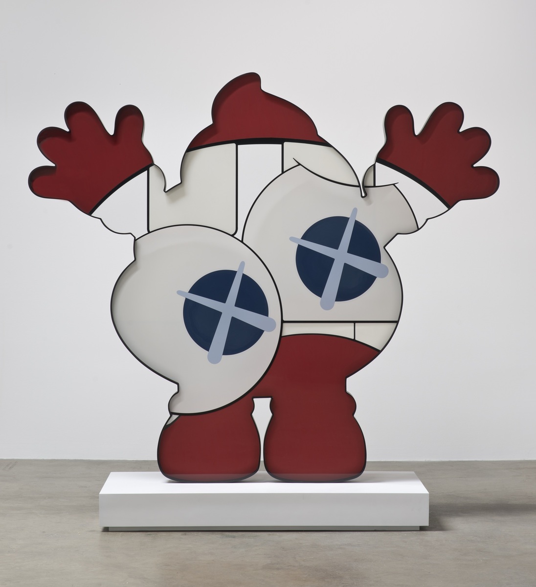 KAWS HE EATS ALONE, 2014 © KAWS, photograph by Brian Forrest courtesy Honor Fraser Gallery
