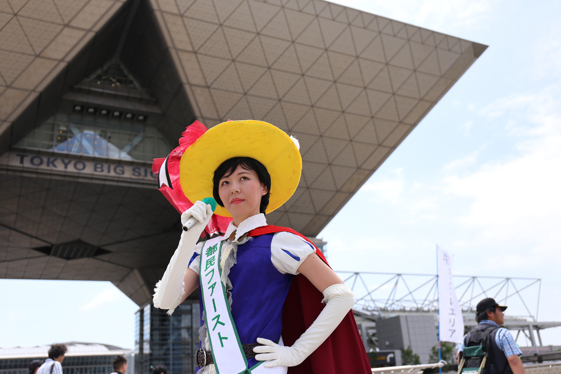 ナオさん／小池百合子知事（リボンの騎士コスプレ）