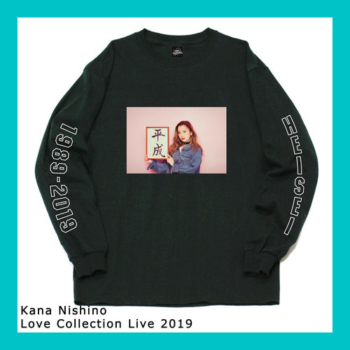 オリジナル平成ロングスリーブTシャツ ブラック