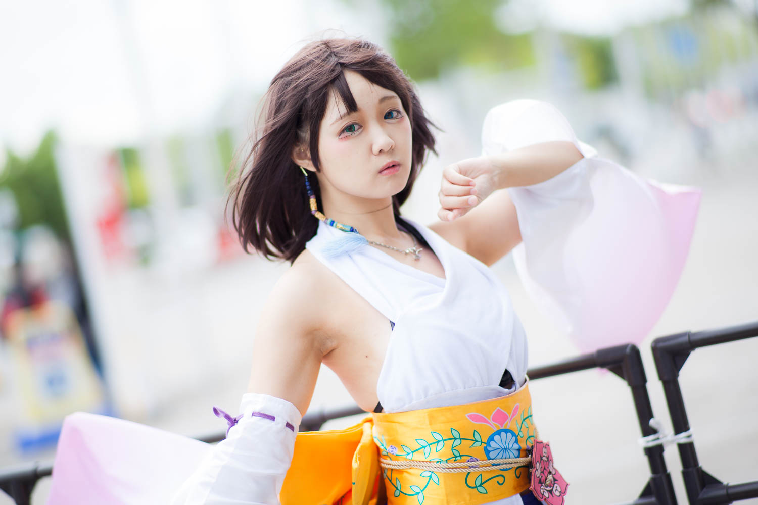 TGS_コスプレ_月縞浬衣さん（『ファイナルファンタジー10』ユウナ）