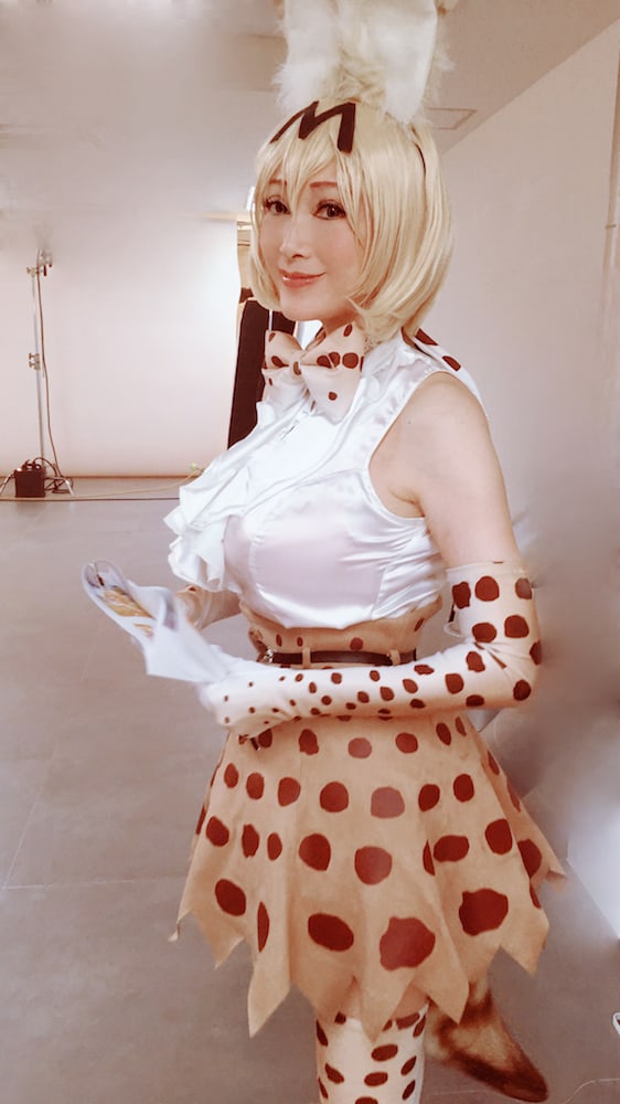 叶美香さんによるプレシャスなサーバルちゃん／画像は叶姉妹オフィシャルブログより1